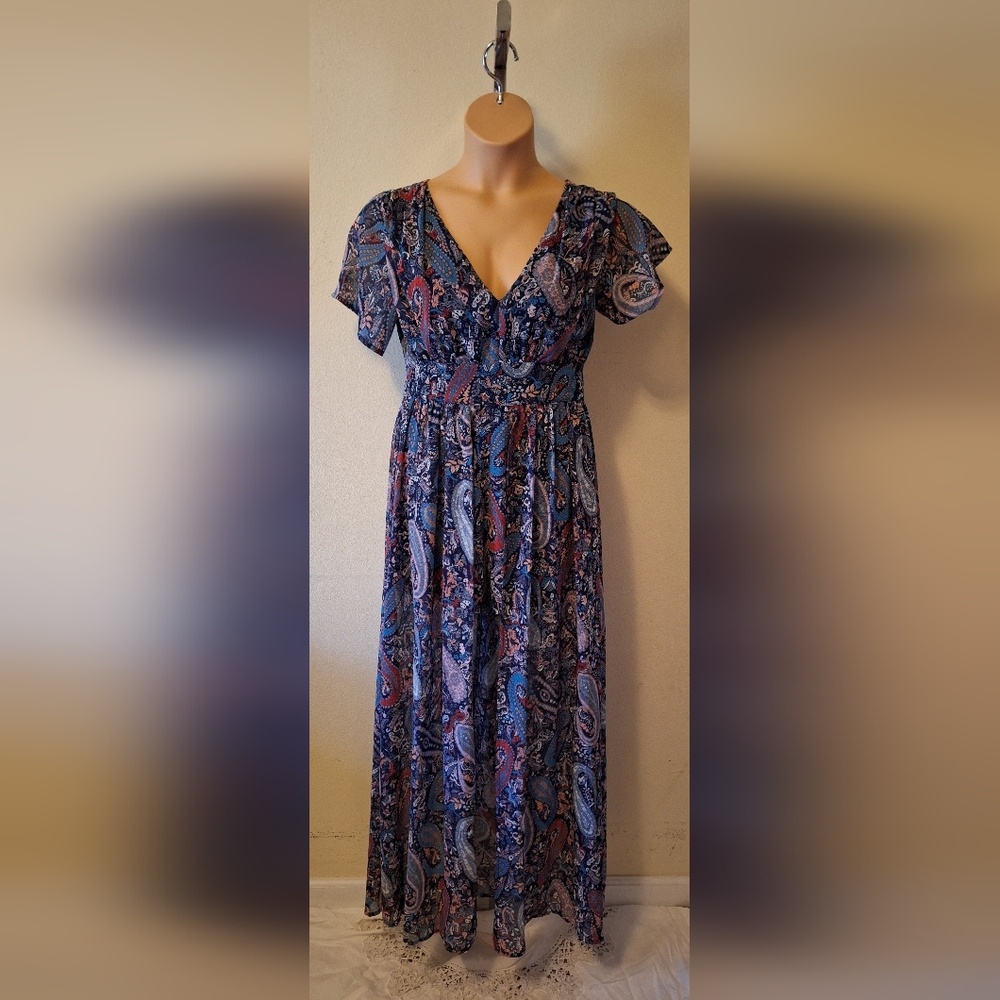 NWT Sugar+Lips Romper with Maxi Skirt Women's Size Small